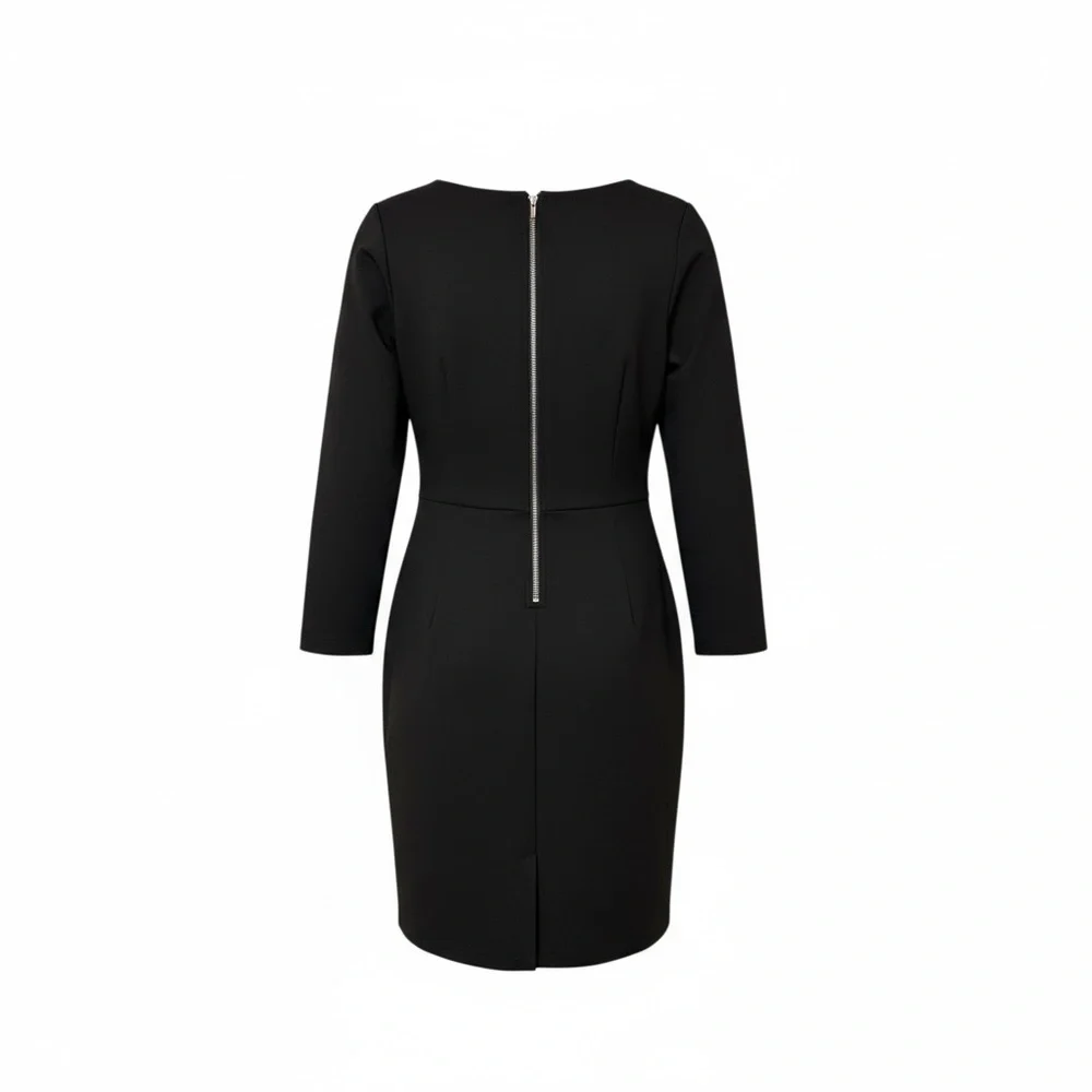 J. Crew Classic Black Long Sleeve Dress Women's Size XXS